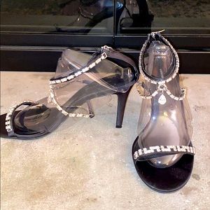 Rhinestone Black Valerie Stevens Heels